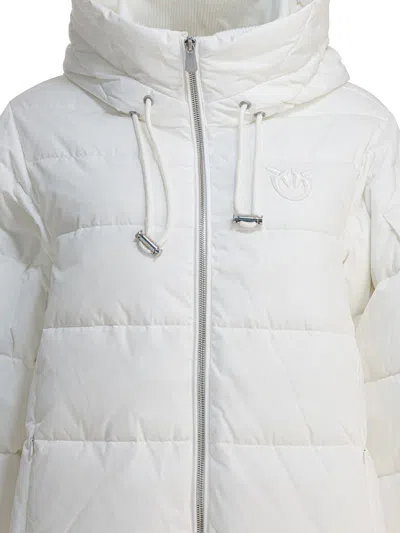 Pinko 'crusca' Down Jacket In White