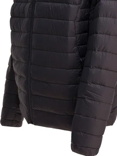 Patagonia Down Sweater Jacket With High Collar In Gray