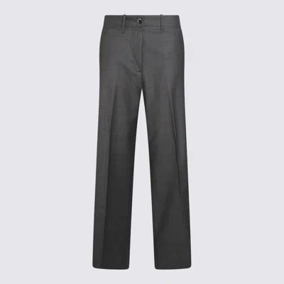 Nine In The Morning Button-fastening Trousers In Gray