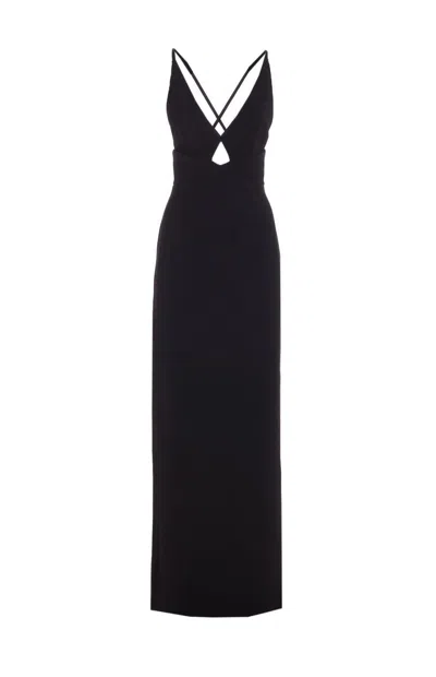 Solace London Milly Maxi Dress In Black