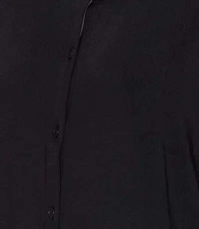 Filippa K Merino Short Cardigan In Black