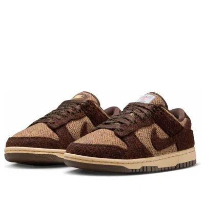 Nike (wmns)  X Harris Tweed Dunk Low 'sesame Baroque Brown' In Black