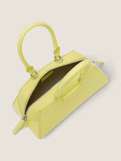 Givenchy Mini Antigona Cube East-west Bag In Box Leather In Yellow