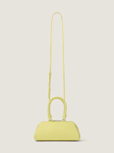 Givenchy Mini Antigona Cube East-west Bag In Box Leather In Yellow