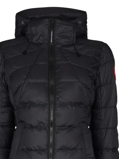 Canada Goose Cypress Packable Hooded 750-fill-power Down Puffer Jacket In Black