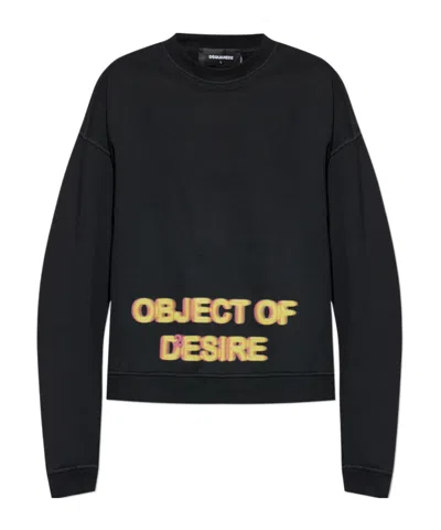 Dsquared2 Object Of Desire Sweatshirt In Black