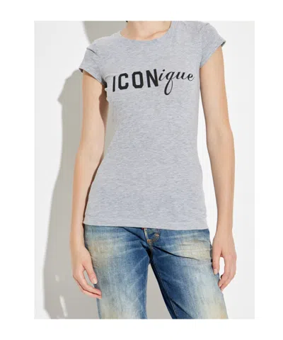 Dsquared2 Short Sleeve T-shirt In Gray