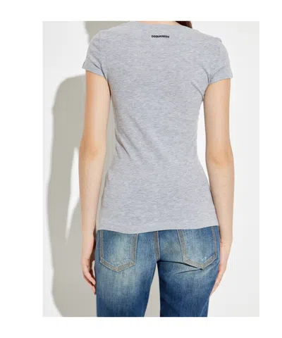 Dsquared2 Short Sleeve T-shirt In Gray