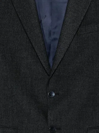 Karl Lagerfeld Three-button Jacket In Black