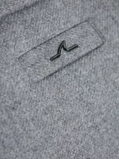 Paul & Shark Button-fastening Patch-pocket Shirt In Gray