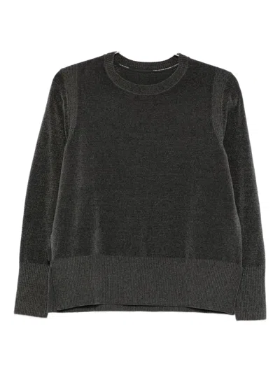 Rrd Ribbed-hem Knitwear In Black