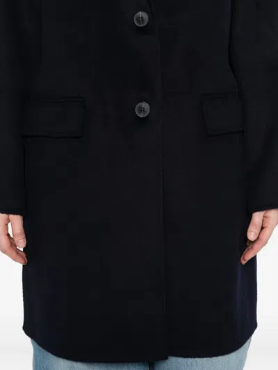 The Dynamis Studio Button-fastening Coat In Black