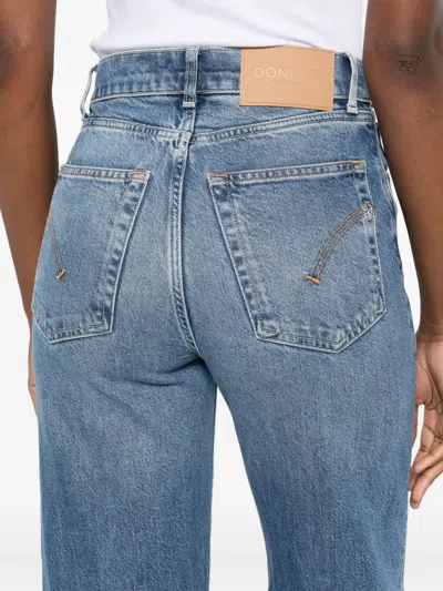Dondup Logo-patch Jeans In Blue