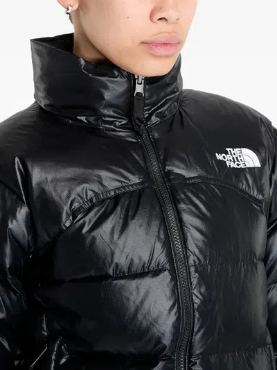 The North Face 2000 Retro Nuptse Puffer Jacket In Black