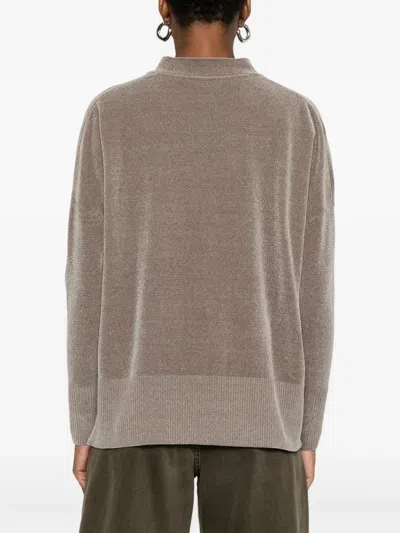 Rrd Button-front Ribbed Cardigan In Neutral