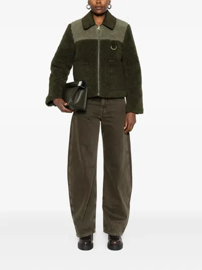 Barbour Malena Fleece Clothing In Green