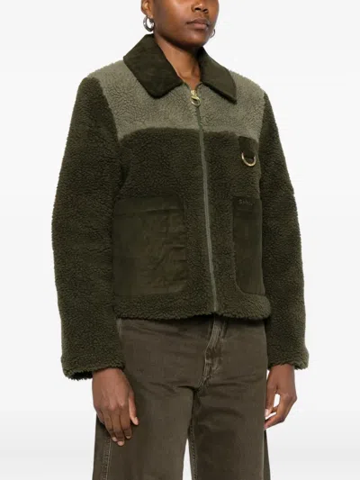 Barbour Malena Fleece Clothing In Green