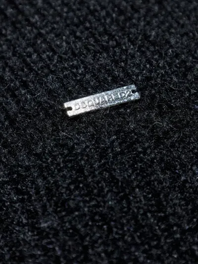 Dsquared2 Long Sleeve Sweater In Black