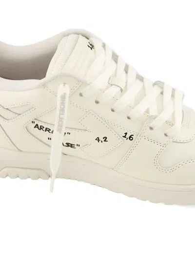 Off-white Out Of Office White Leather Sneakers In White