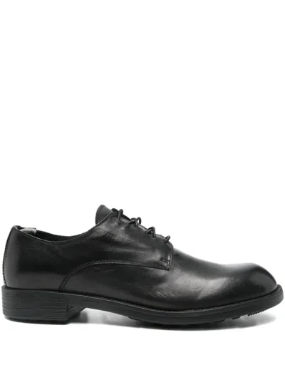 Officine Creative Lace-up Leather Derby Shoes In Black