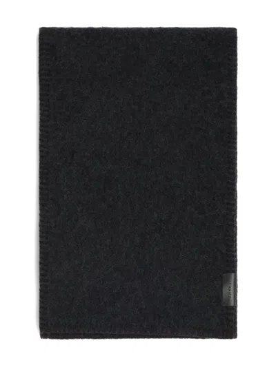 羊毛毛毡边围巾