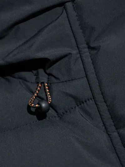 Save The Duck Hooded Quilted Jacket In Blue