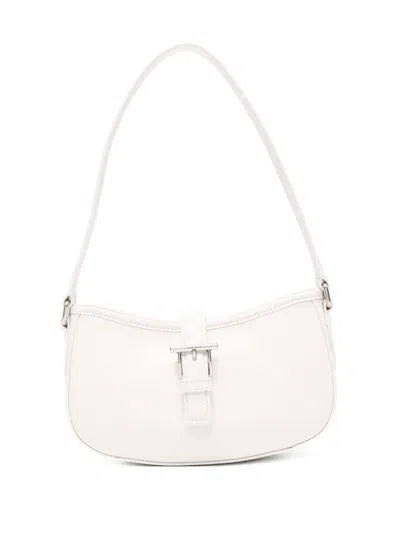 Alexander Mcqueen Mini T-bar Buckle-fastening Shoulder Bag In White