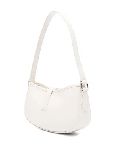 Alexander Mcqueen Mini T-bar Buckle-fastening Shoulder Bag In White