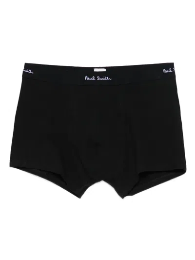 Ps By Paul Smith Set Of 3 Boxers With Logo Ps Paul Smith In Black