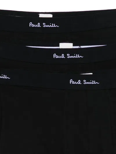 Ps By Paul Smith Set Of 3 Boxers With Logo Ps Paul Smith In Black