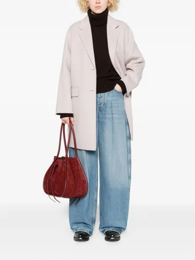 The Dynamis Studio Button-fastening Patch-pocket Coat In Pattern