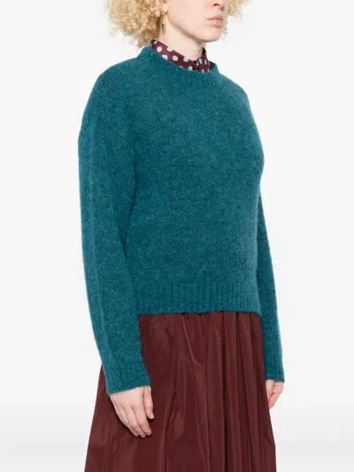 Niū Crew-neck Sweater In Blue