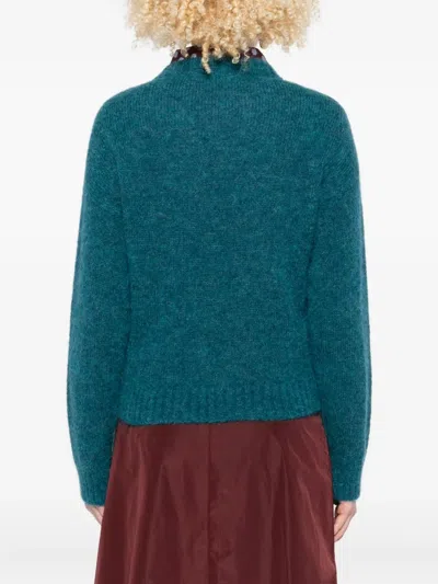 Niū Crew-neck Sweater In Blue