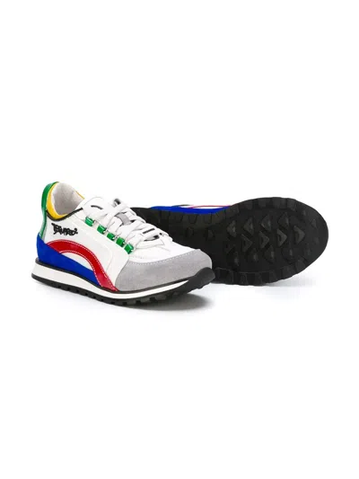 Dsquared2 Panelled Sneakers In White