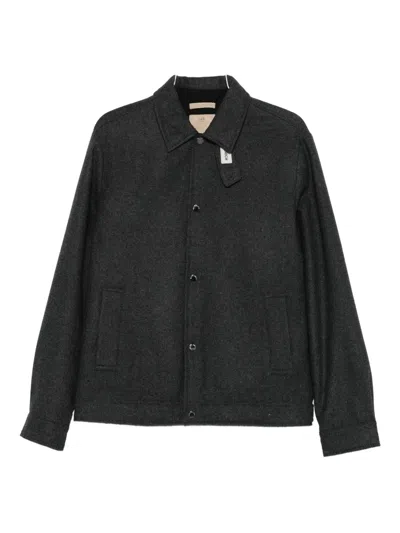 Woolrich Button-fastening Jacket In Gray