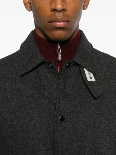 Woolrich Button-fastening Jacket In Gray