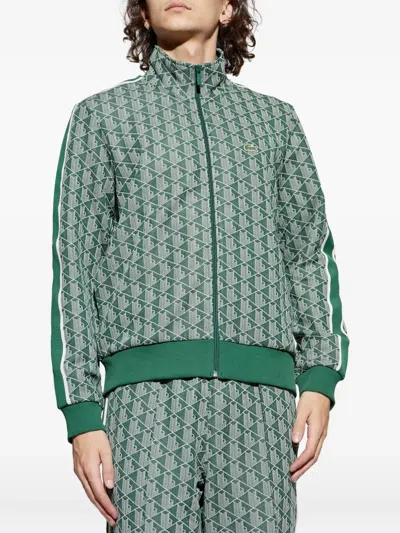 Lacoste Paris Zip-up Sweatshirt In Multi