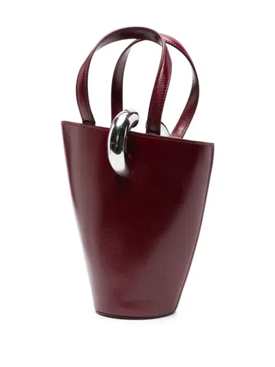 Jacquemus Le Petit Bambola In Burgundy
