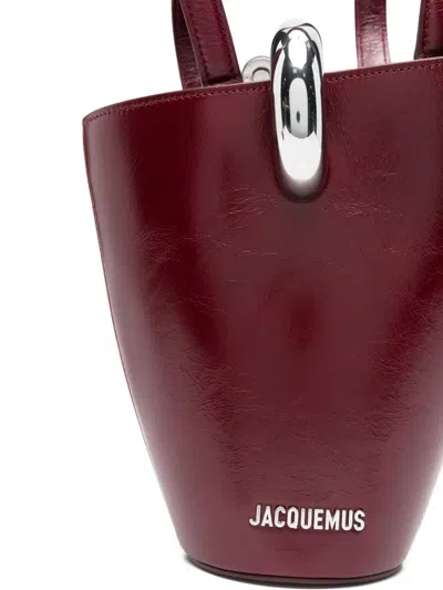 Jacquemus Le Petit Bambola In Burgundy