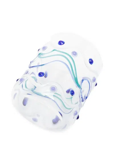 波浪图案硼硅酸玻璃杯