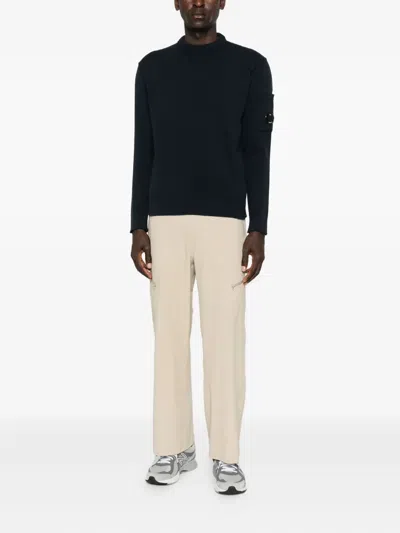 C.p. Company C.p.company Wool Crewneck Sweater In Black