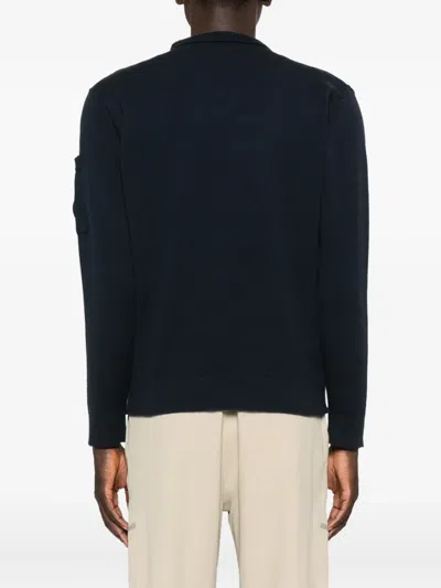 C.p. Company C.p.company Wool Crewneck Sweater In Black