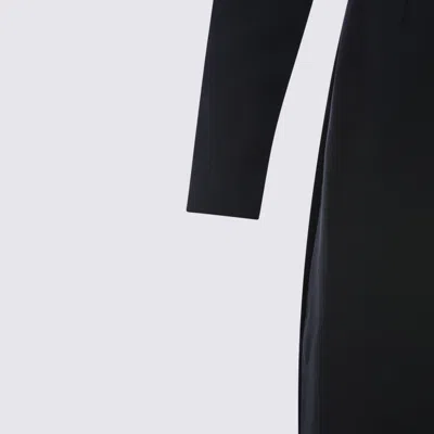 Elisabetta Franchi Light Crepe Dress With Black Jewel Chain In Black