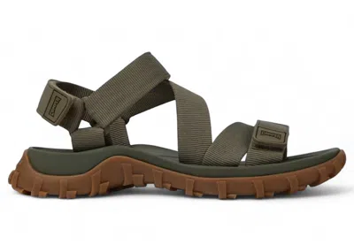 Pre-owned Camper Men's  Drift Trail Recycled Pet Sandal Gum Sneakers In Green