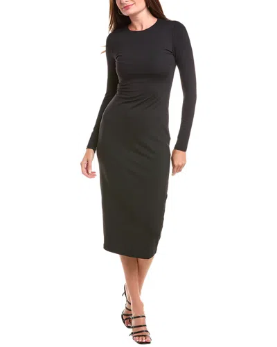 Susana Monaco Stretch Midi Dress In Black