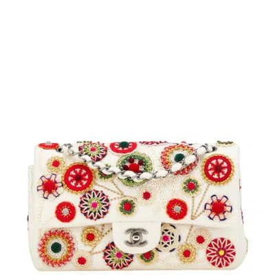 Pre-owned Chanel Matelasse Cotton Handbag Shoulder Bag () In Multi