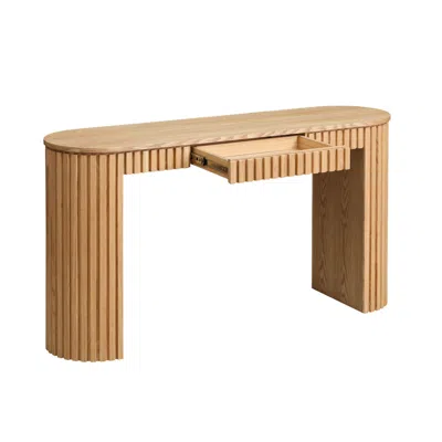 Streamdale Furniture Streamdale Modern Console Table With Drawer - Nature