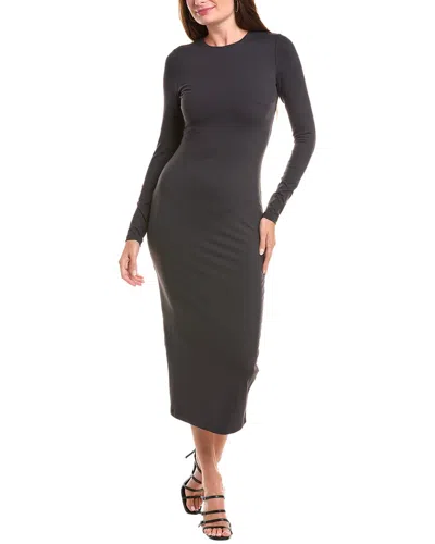 Susana Monaco Stretch Midi Dress In Black