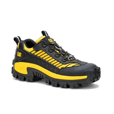 Caterpillar Men's  Invader Mecha Composite Toe Work Shoe In Black/cat Yellow In Black