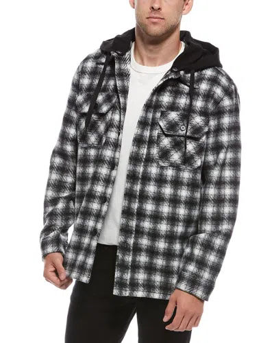 Blanknyc Blank Nyc Hooded Coat In Black